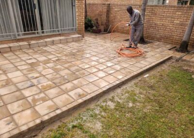 Equestria Residential Swimming Pool And Courtyard Paved