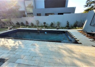 Midrand Waterfall Estate Pool Patio Paving 2