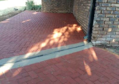 Pierre Van Ryneveld Residential Paving For Carport Using Clay Pavers 3