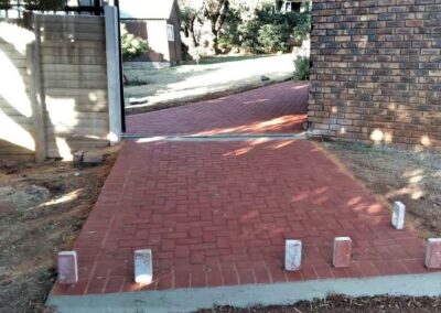 Pierre Van Ryneveld Residential Paving For Carport Using Clay Pavers