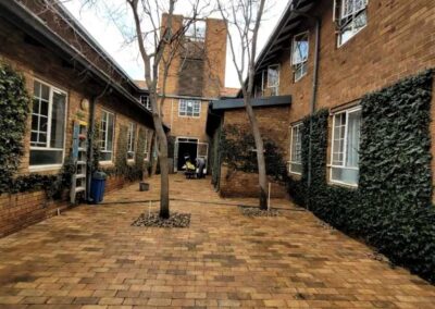 St. Albans College In Lynnwood Repurposed Old Pavers For Artificial Grass 5