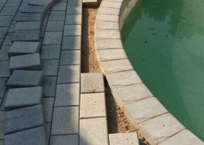 Garsfontein Residential Swimming Pool Surroundings Paved In A Strecherbond Packing Style 7