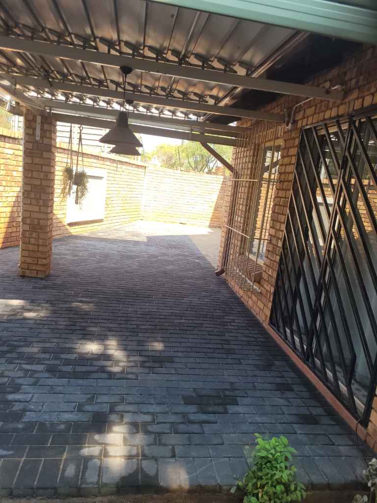 Highveld Patio And Backyard Paved Using Bevel Black