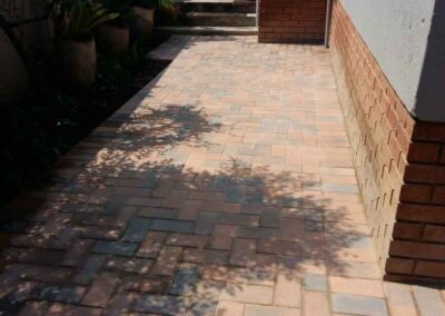 Woodlands Lifestyle Estate Residential Backyard Paving 2