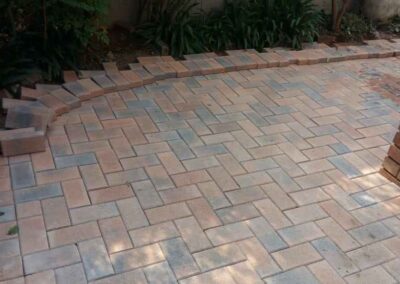 Woodlands Lifestyle Estate Residential Backyard Paving 3