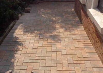 Woodlands Lifestyle Estate Residential Backyard Paving 6