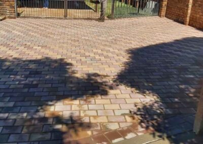 Rooihuiskraal Residential Driveway Paved With Cottage Pavers 1
